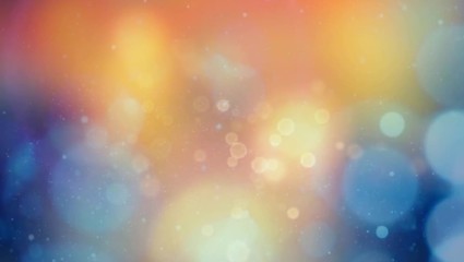 Wall Mural - abstract colorful bokeh background with lights. looped animation.