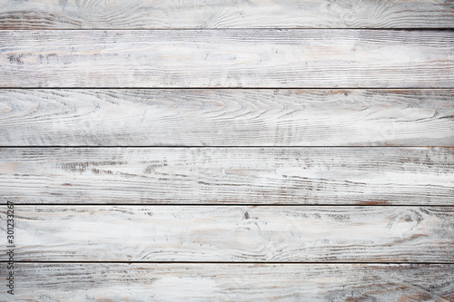 Naklejka dekoracyjna Gray wooden background with old painted boards