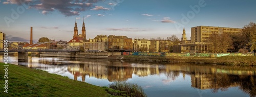 Plakat Opole  panorama-opola-nad-odra-w-polsce