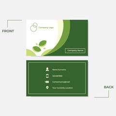 Wall Mural - Modern Geometric and Creative Business Card Template. Exclusive and Minimalist Style Design. Easy to use and Ready to Print. Vector Illustration