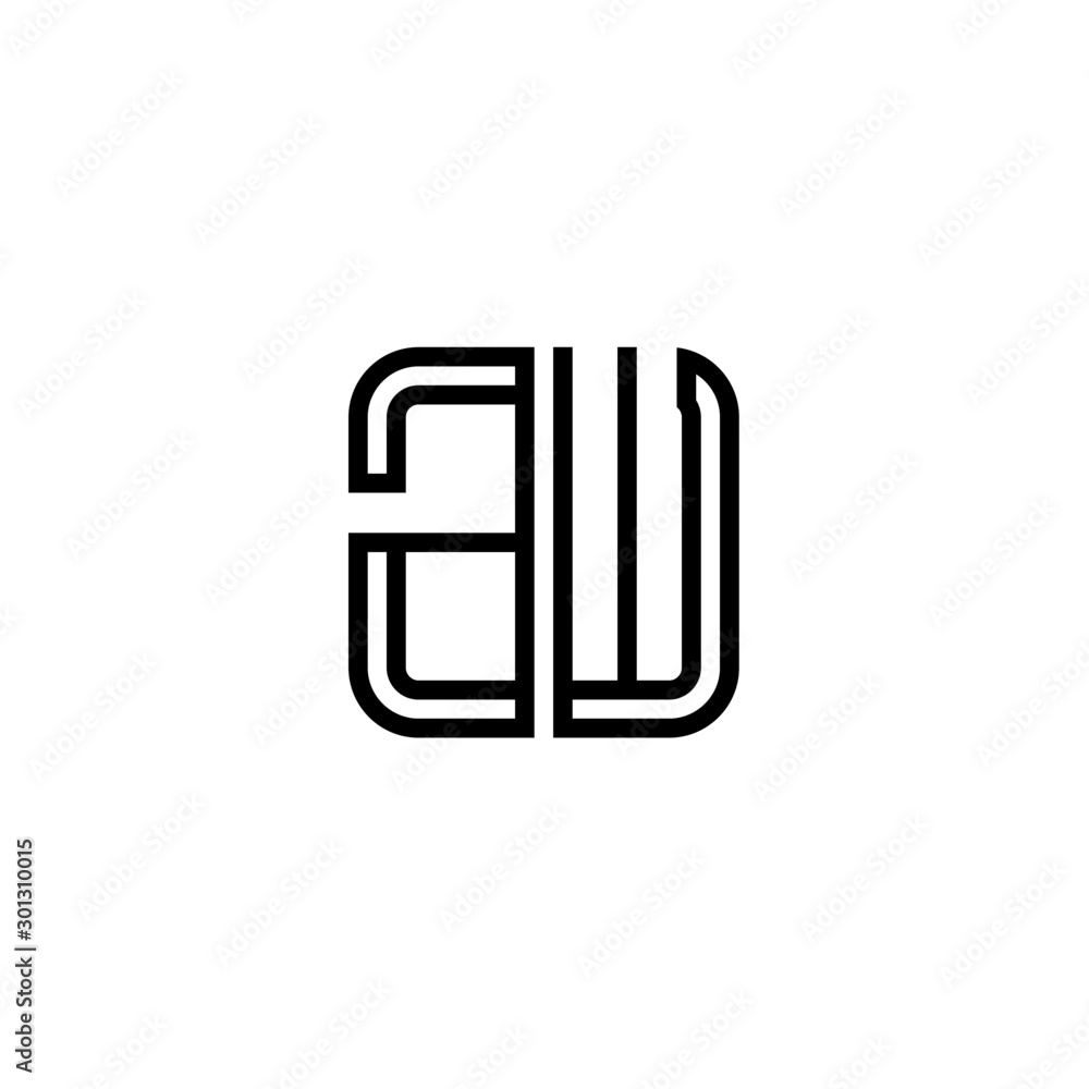 Letter AW logo icon design template elements Stock Vector | Adobe Stock