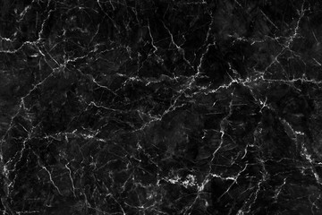 Wall Mural - Black marble background texture natural stone pattern abstract for design art work. Marble with high resolution