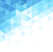 © sanchesnet1 - Abstract triangular background. Blue geometric pattern.