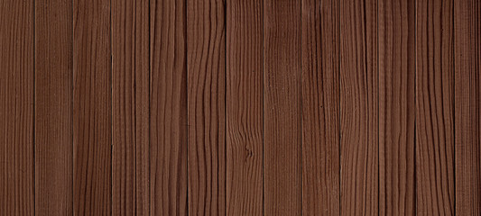 Wall Mural - Brown Wood planks background.