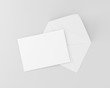 © Threedy Artist - A6 Invitation Card Postcard White Blank Mockup