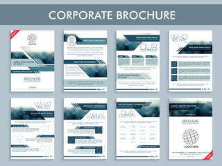 Canvas Print - Creative corporate brochure set for Business.