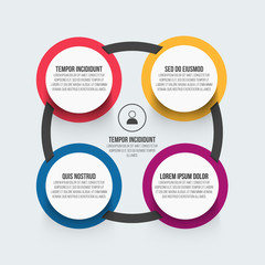 Canvas Print - Infographic elements for Business.