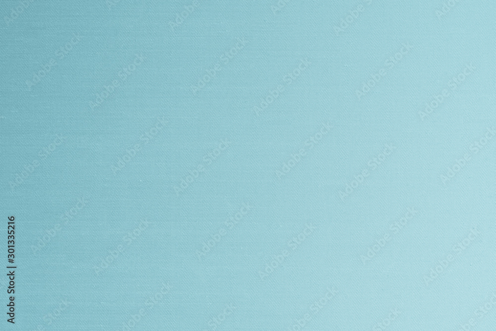 Blended cotton silk fabric wallpaper texture pattern background in light cyan tuquoise blue green color - obrazy, fototapety, plakaty 