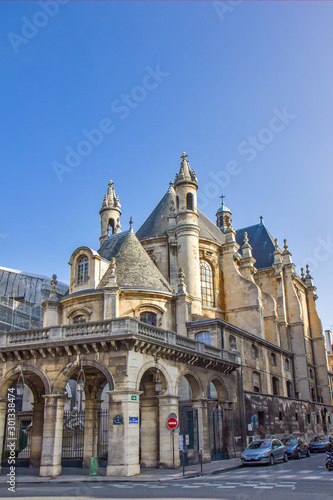 Cuadros en Lienzo The Temple Protestant de l'Oratoire du Louvre in Paris