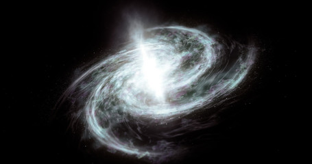 Wall Mural - space exploration concept. mpressive structure of the spiral galaxy.