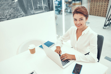 Wall Mural - Feeling confident at the new workplace stock photo