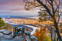 Chattanooga, Tennessee, USA View From Lookout Mountain