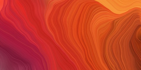 Poster - abstract colorful waves motion. can be used as wallpaper, background graphic or texture. graphic illustration with firebrick, dark pink and coral colors