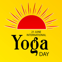 Poster - International Yoga Day