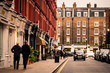 Blurred / Defocused  London West End shopping street