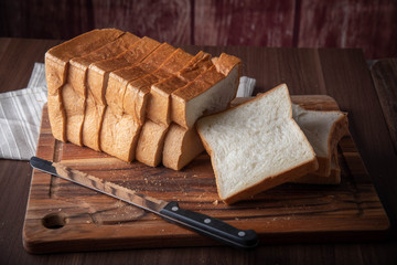 Wall Mural - shoku-pan, thick cut japanese plain bread