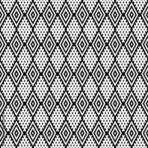 Seamless diamonds pattern. Geometric texture.