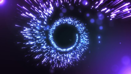 Wall Mural - abstract helix spiral light background loop/ 4k animation of an abstract background with beautiful g
