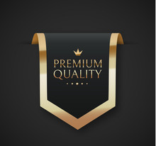 Premium Quality Vector Badges Or Tag