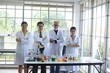 © tharathip - Scientists working in laboratory,microbiological analysis,