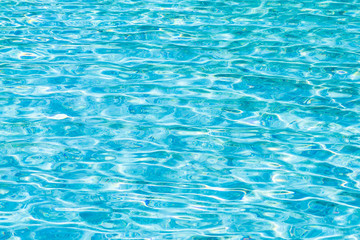 Abstract and surface pool water reflect with sun light background