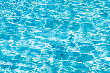 abstract and surface pool water reflect with sun light background