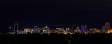 Grand Rapids City Skyline At Night