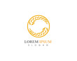© arif23 - wheat logo template vector icon design