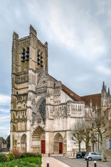 Sticker - Auxerre Cathedral, France