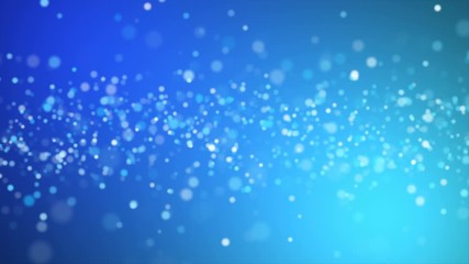 Wall Mural - blue dust background particles