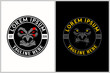 gorilla cartoon character badge logo template