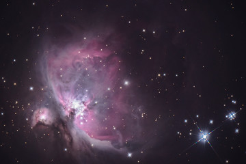 Wall Mural - the great nebula m42 in the constellation of orion is our closest star forming region located at a d