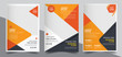© CWDesign - Brochure design, cover modern layout, annual report, poster, flyer in A4 with colorful triangles