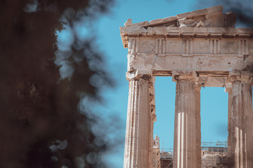 Wall Mural - Parthenon Tempel der Stadtgöttin Pallas Athena auf der Akropolis in Athen