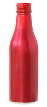 Drink In A Red Can Bottle Isolated