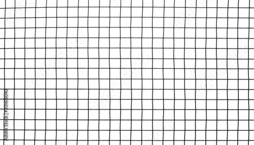 Fotografía Black mesh texture isolated on white background, clipping path