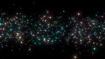 Wall Mural - stars background glitter christmas magic particles