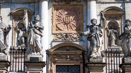 Sculptures of apostles, Saints Peter and Paul Church, Krakow, Poland