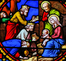 Stained Glass In Notre-Dame-des-flots, Le Havre - Epiphany
