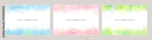 Fotomural watercolor vetcor background