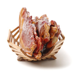 Sticker - china Ham - Jamon on white background 