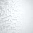 © elviko - white abstract background with squares, 3d render