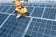 © rh2010 - Engineer on a solar station