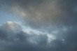 Altostratus cumulus clouds