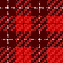 Red Tartan Check Plaid Seamless Patterns. Lumberjack Buffalo Plaid. Rustic Christmas Backgrounds. Christmas Tartan Patterns. Repeating Pattern Tile 