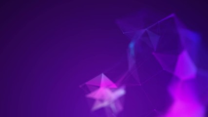 Wall Mural - abstract purple technology background