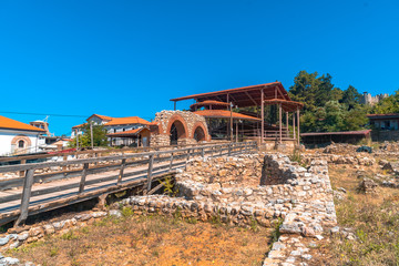 Wall Mural - View of Church of Saints Clement and Panteleimon