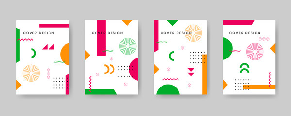 Minimal covers design. Modern background with abstract style for design template. Cool backgrounds for use element placards, banners, flyers, posters etc. Future geometric patterns. Eps10 vector.