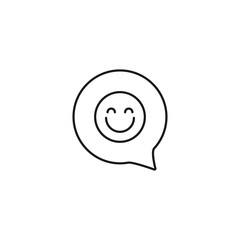 Wall Mural - customer review - minimal line web icon. simple vector illustration. concept for infographic, websit