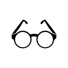 Glasses Icon, Logo Isolated On White Background